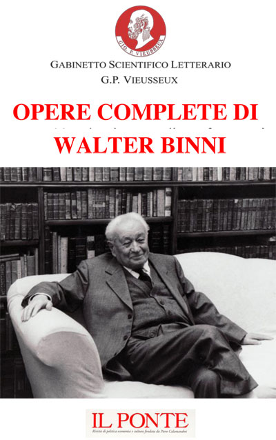 Opere Complete Walter Binni